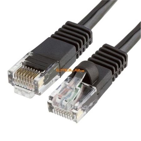 CMPLE Cmple 809-N RJ45 CAT5 CAT5E ETHERNET LAN NETWORK CABLE -w 100 FT Black 809-N